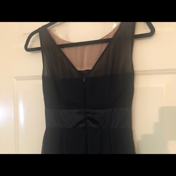 RED Valentino Cascade overlapping Black Dress Sz 0 - Picture 6 of 12